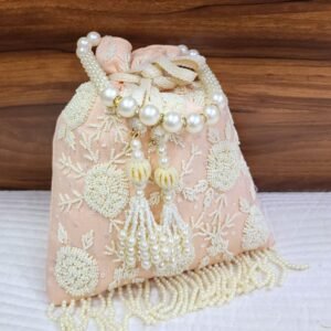White Potli Bag