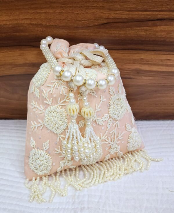 White Potli Bag
