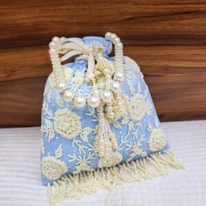 Blue Potli Purse