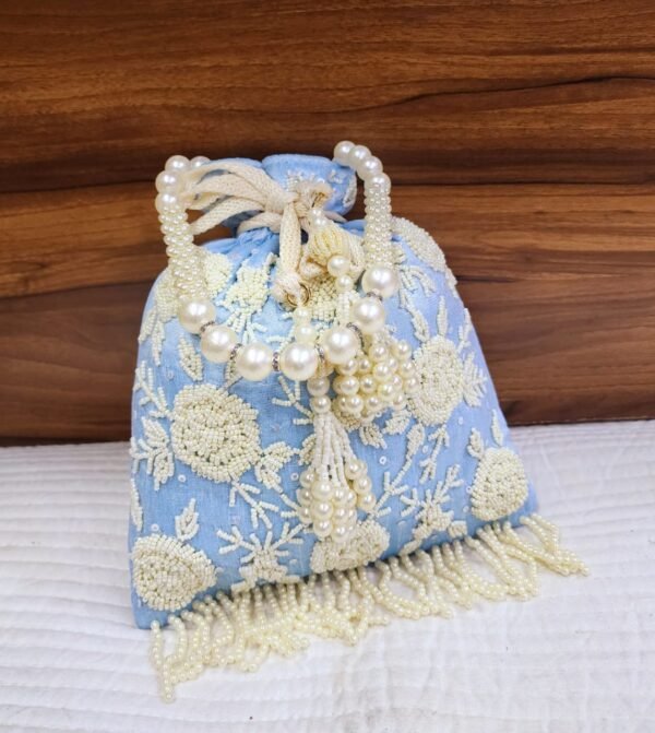 Blue Potli Purse