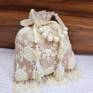 Beige Potli Bag