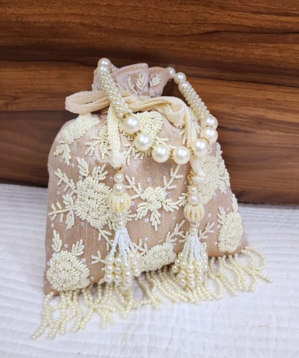 Beige Potli Bag