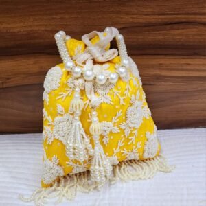 Yellow Potli Bag