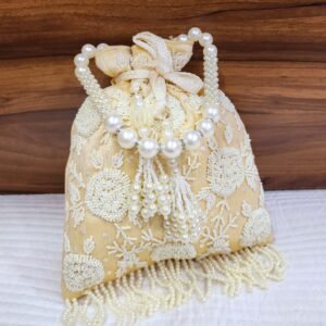 Yellow Potli Bag