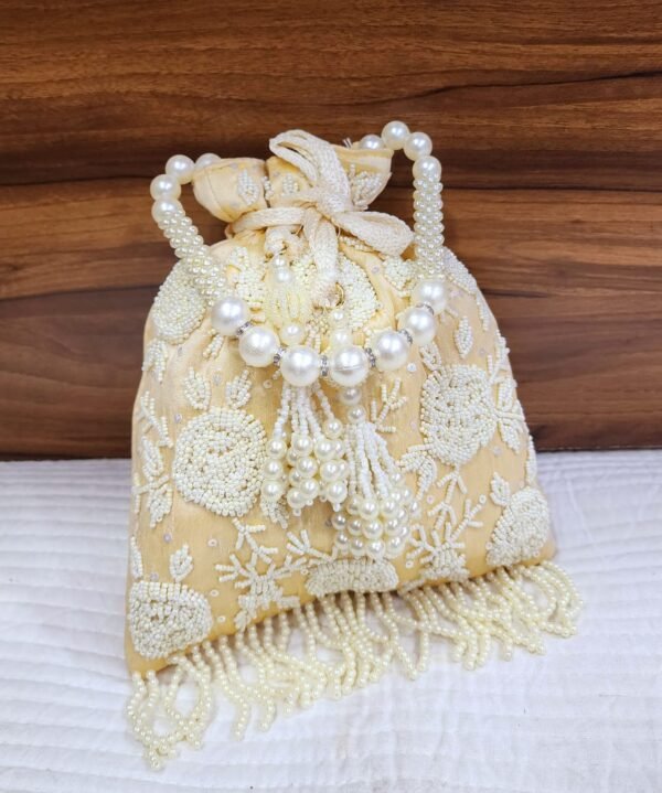 Yellow Potli Bag