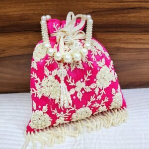 Hot Pink Potli Bag