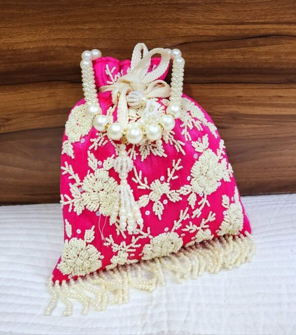 Hot Pink Potli Bag