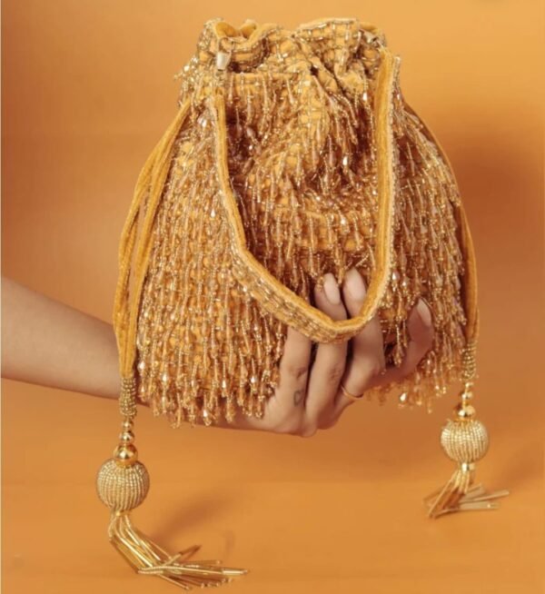 Golden Potli Bag