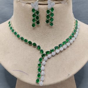 Green Zircon and Rodium Set